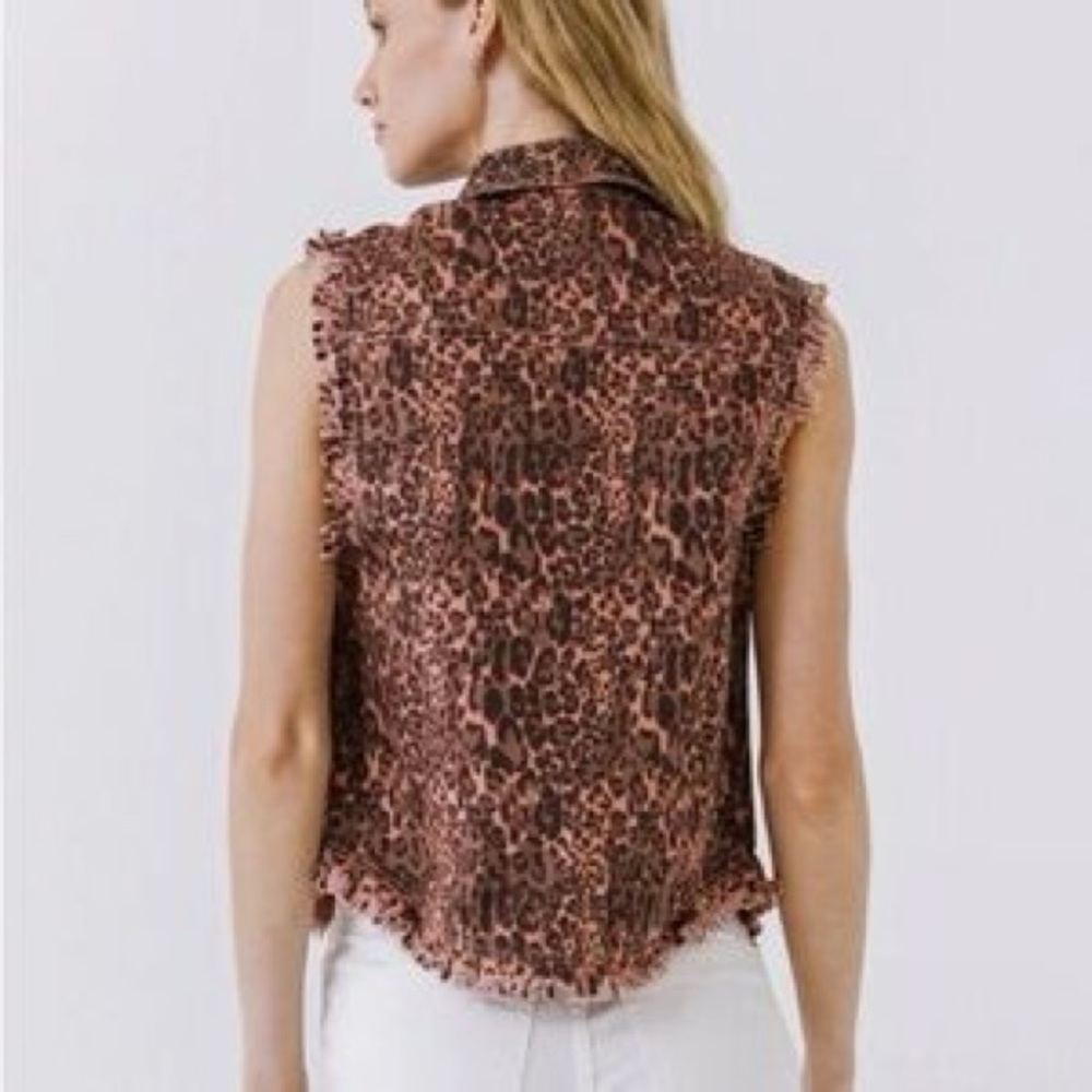 English Rose Vest Sz M/L NWT